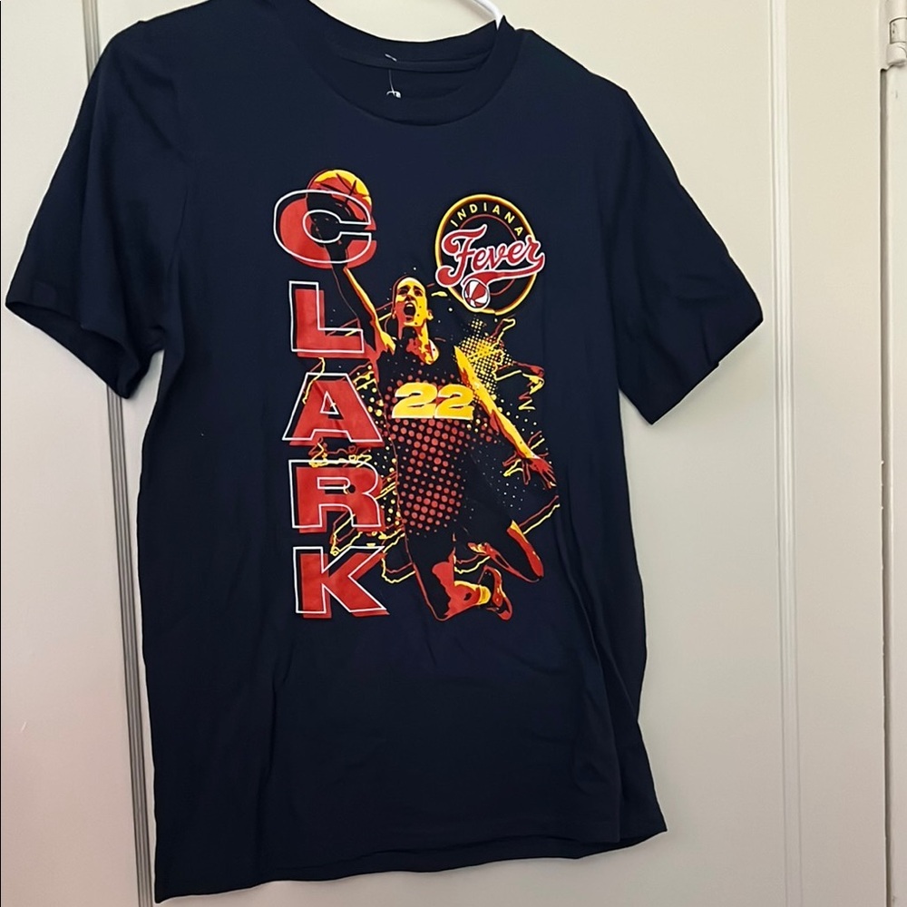 NWT Kids WNBA Navy Blue Graphic T-Shirt size: L